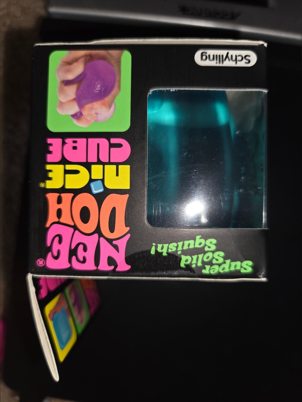 New NeeDoh Nice Cube blue. Super solid squish toy!Fun stress reliever. - Picture 14 of 16